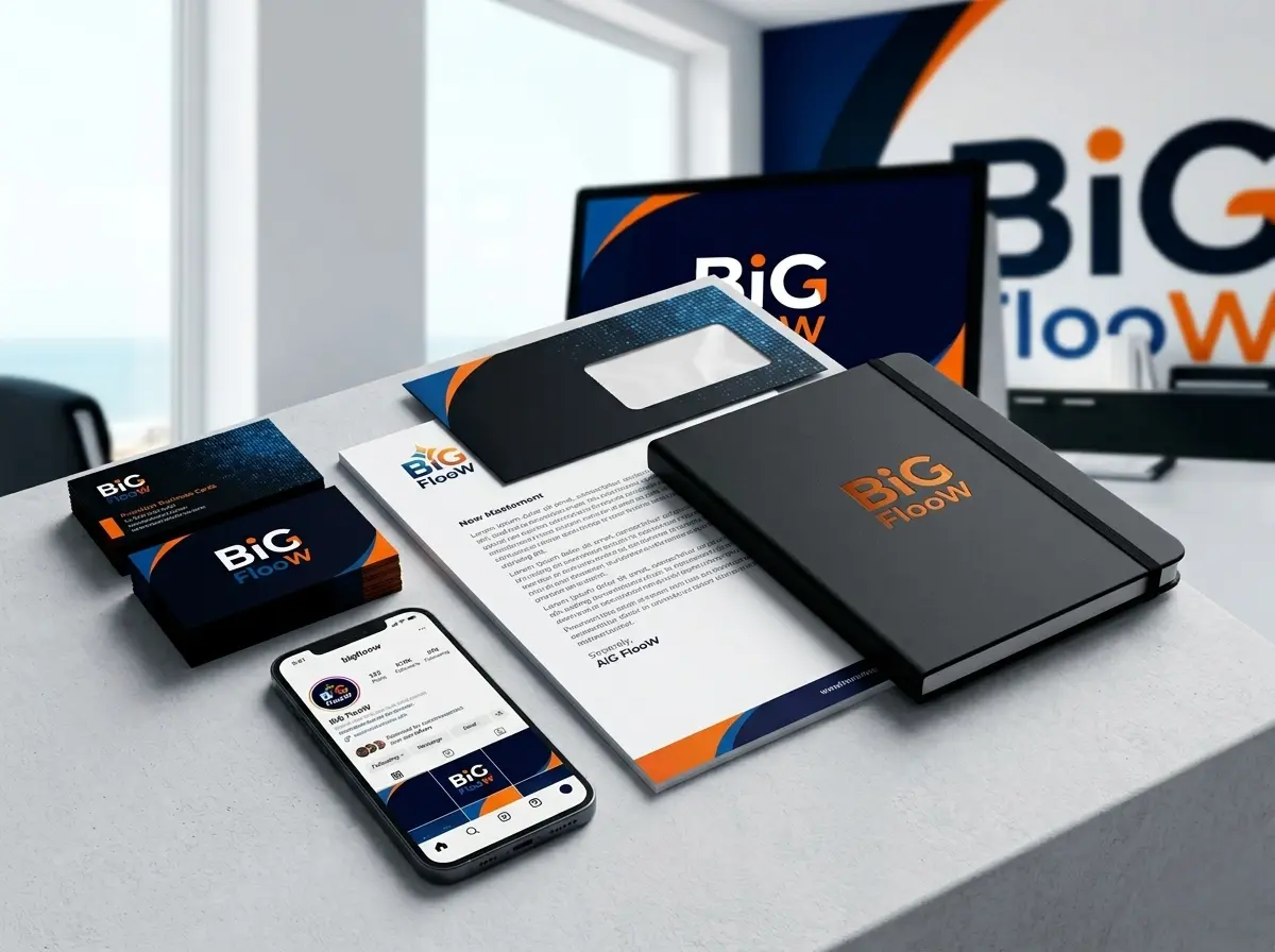 Mockup Papeterie BiG FlooW